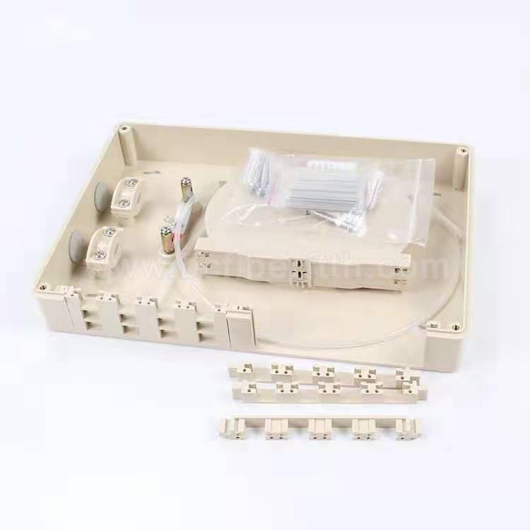 high quality Plastic terminal box 24 core wall mount or rack mount available Fiber Optic Joint Box Fiber Optic Patch Panel 