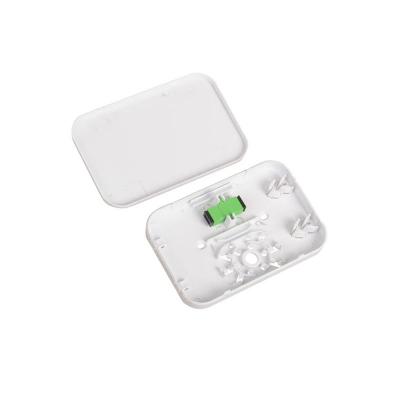 1 Core FTTH Mini Indoor or Outdoor Fiber Optic Termination Box wall mounted optical fiber termination box  1 Core FTTH Mini Indoor or Outdoor Fiber Optic Termination Box wall mounted optical fiber termination box